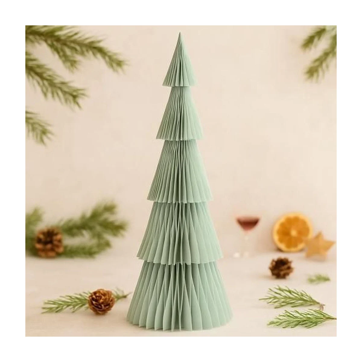 Papieren boom 6 ft, Seafoam